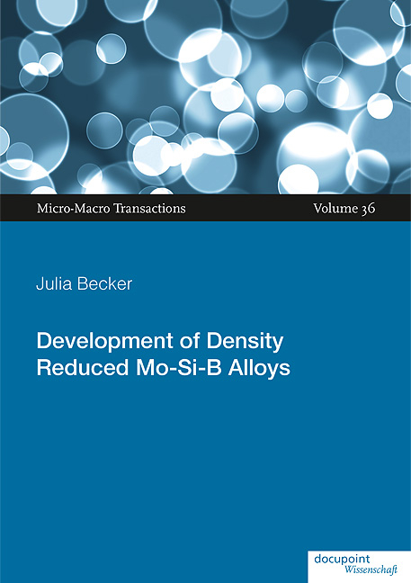 Development of Density Reduced Mo-Si-B Alloys - Julia Becker