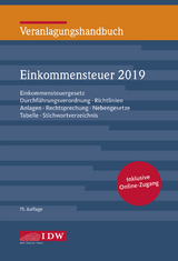 Veranlagungshandbuch Einkommensteuer 2019, 71.A. - 