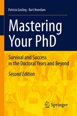 Mastering Your PhD - Patricia Gosling, Lambertus D. Noordam