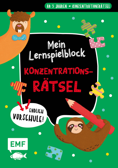 Endlich Vorschule! Mein Lernspielblock – Konzentrationsrätsel