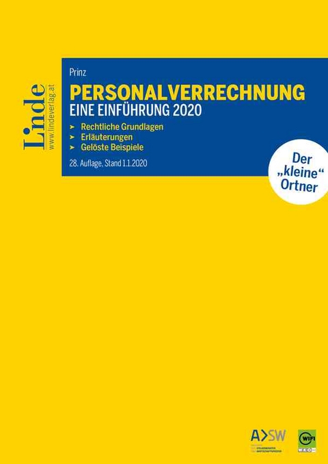 Personalverrechnung: eine Einführung 2020 - Irina Prinz