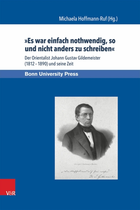 »Es war einfach nothwendig, so und nicht anders zu schreiben« - 