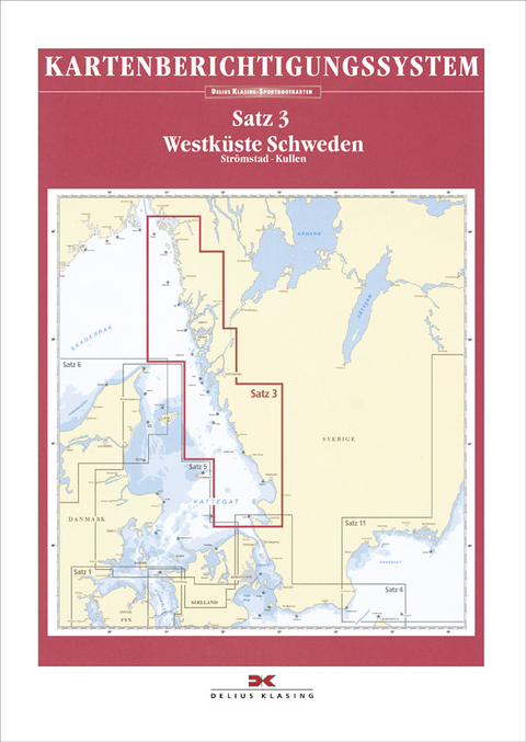 Berichtigung Sportbootkarten Satz 3: Westküste Schweden (Ausgabe 2020)