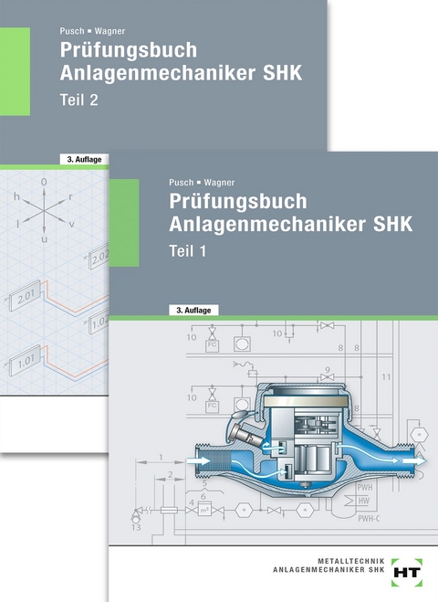 Paketangebot Prüfungsbuch Anlagenmechaniker SHK - Peter Pusch, Josef Wagner