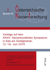 Vorträge auf dem XXXIV. Namenkundlichen Symposium in Kals am Großglockner, 13.–16. Juni 2019 - 