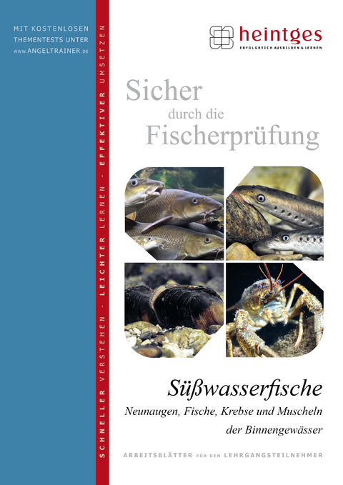 Süßwasserfische, Neunaugen, Fische, Krebse und Muscheln der Binnengewässer - 