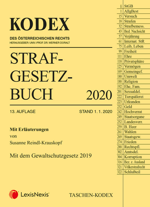 Taschen-Kodex Strafgesetzbuch 2020 - 