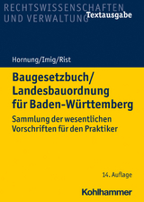 Baugesetzbuch/Landesbauordnung für Baden-Württemberg - Hornung, Volker; Imig, Klaus; Rist, Martin