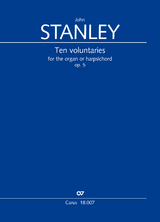 Ten voluntaries for the organ or harpsichord - John Stanley