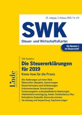 Die Steuererklärungen für 2019 - 