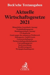 Aktuelle Wirtschaftsgesetze 2021 - 