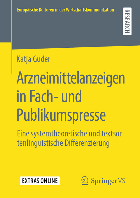 Arzneimittelanzeigen in Fach- und Publikumspresse - Katja Guder