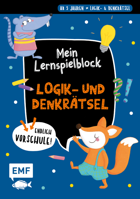 Endlich Vorschule! Mein Lernspielblock – Logik- und Denkrätsel