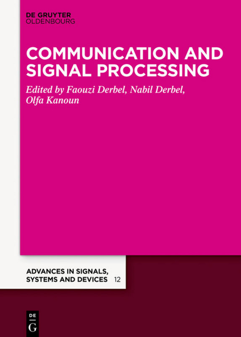 Communication, Signal Processing & Information Technology - 