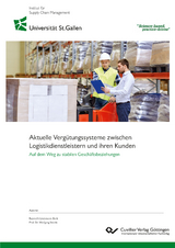 Aktuelle Vergütungssysteme zwischen Logistikdienstleistern und ihren Kunden - Ruprecht Lindemann-Berk