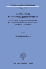 Torhüter zur Verwaltungsgerichtsbarkeit. - Nicolas Grundhewer