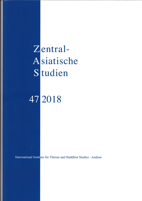 Zentralasiatische Studien Band 47 (2018) - 