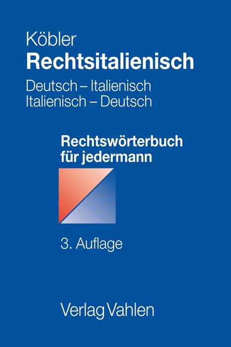 Rechtsitalienisch - Gerhard Köbler