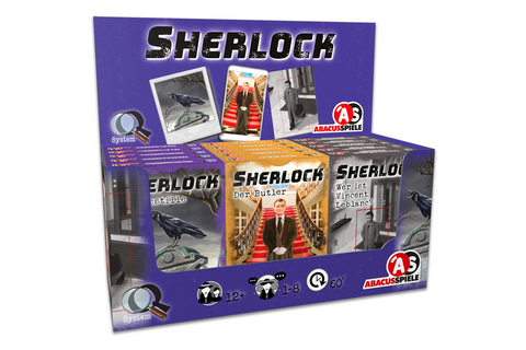 Sherlock Display 3 (15 Spiele sortiert)