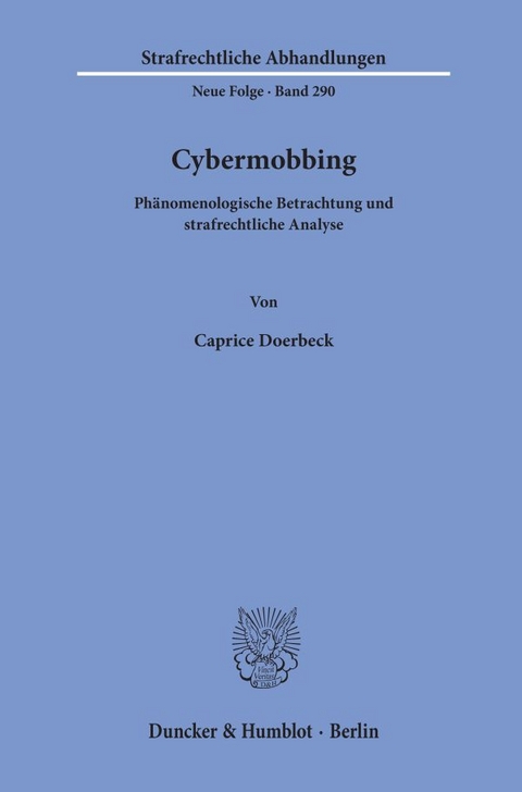 Cybermobbing. - Caprice Doerbeck