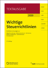 Wichtige Steuerrichtlinien - 