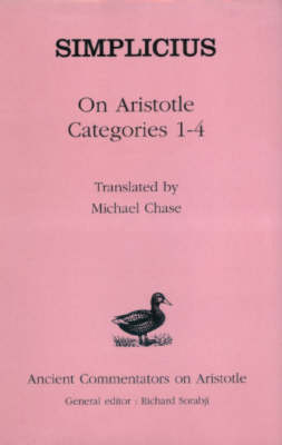 Simplicius: On Aristotle Categories 1-4 -  Simplicius