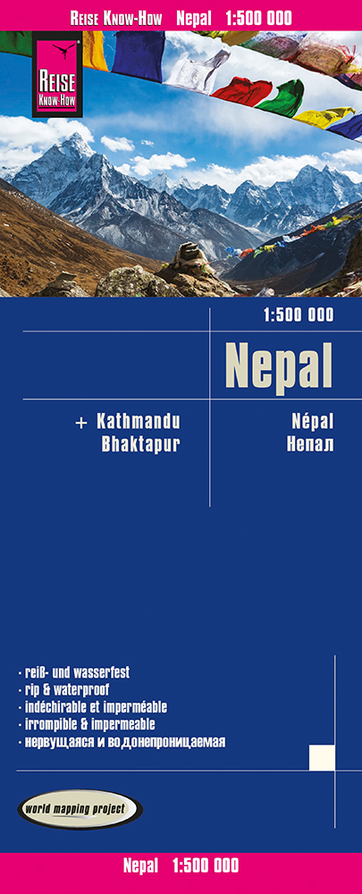 Reise Know-How Landkarte Nepal (1:500.000) - Reise Know-How Verlag Peter Rump