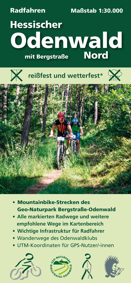 Radfahren, Hessischer Odenwald Nord mit Bergstraße - Michael Messer