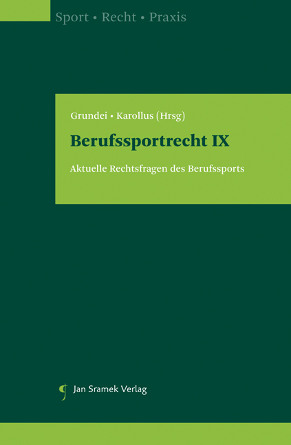 Berufssportrecht IX - 