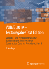 VOB/B 2019 - Textausgabe/Text Edition - 