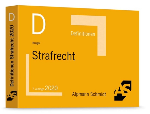 Definitionen Strafrecht - Rolf Krüger