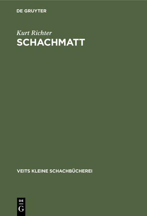 Schachmatt - Kurt Richter