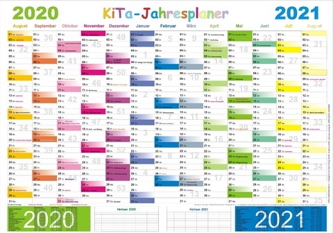 Kita-Jahresplaner 2020/2021