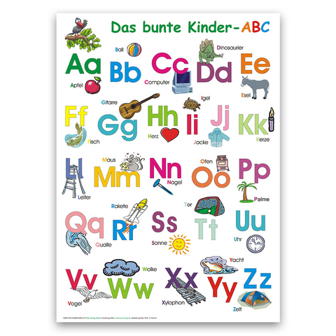 Das bunte Kinder-ABC - Helga Momm