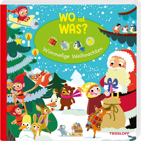 WO ist WAS? Wimmelige Weihnachten. Pappebuch für Kinder ab 2 Jahren - Julia Reindl