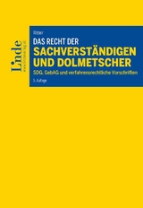 Das Recht der Sachverständigen und Dolmetscher - Martin Weber