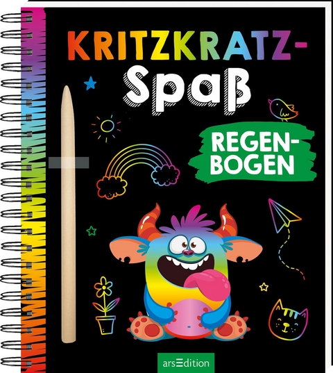 Kritzkratz-Spaß Regenbogen