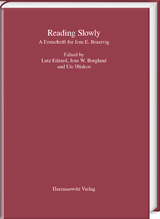 Reading Slowly - 