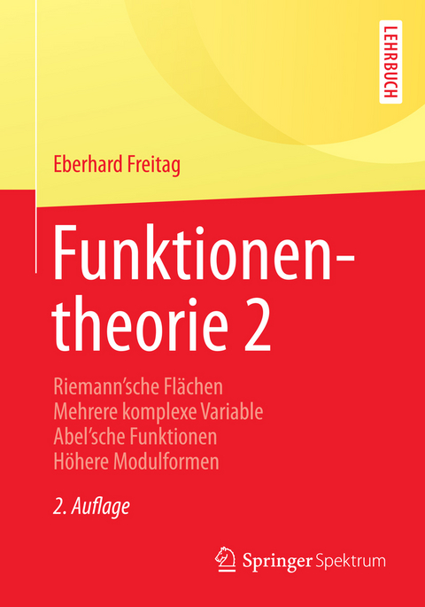 Funktionentheorie 2 - Eberhard Freitag