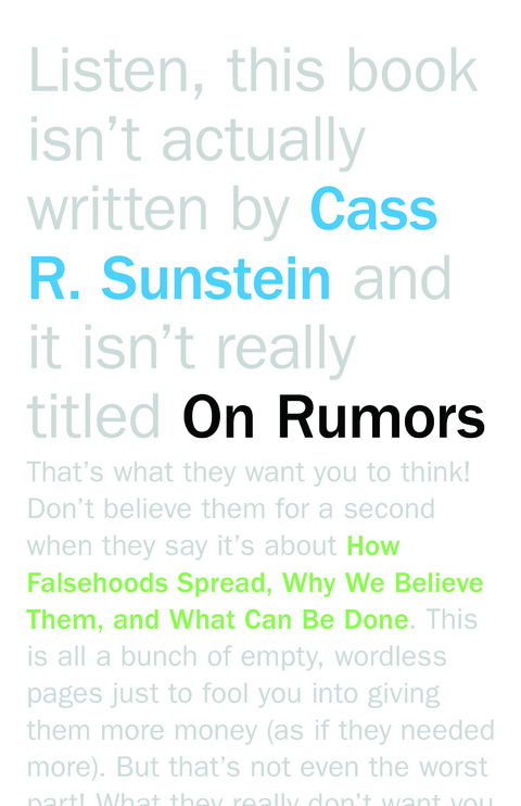 On Rumors - Cass R. Sunstein