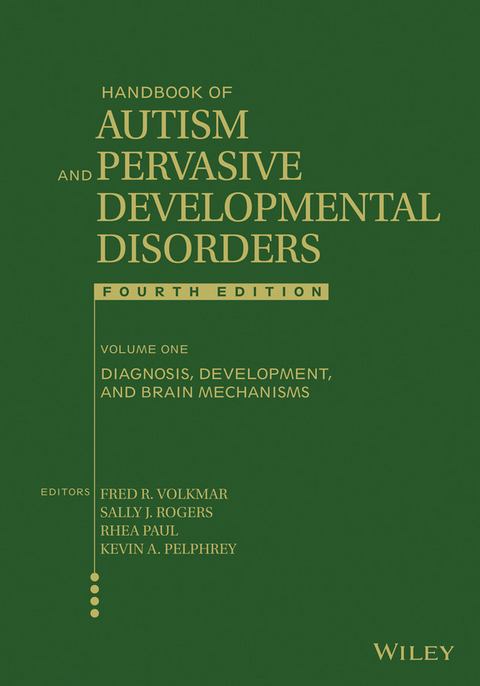 Handbook of Autism and Pervasive Developmental Disorders, Volume 1 - 