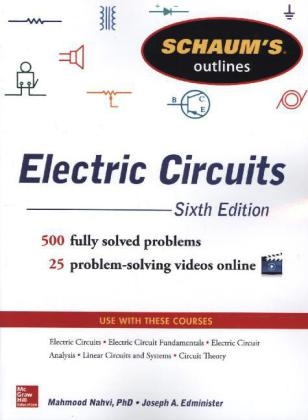 Schaum's Outline of Electric Circuits, 6th edition -  Joseph Edminister,  Mahmood Nahvi