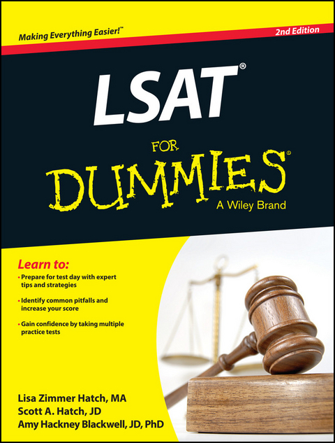 LSAT For Dummies - Lisa Zimmer Hatch, Scott A. Hatch, Amy Hackney Blackwell