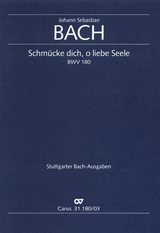 Schmücke dich, o liebe Seele (Klavierauszug) - Johann Sebastian Bach