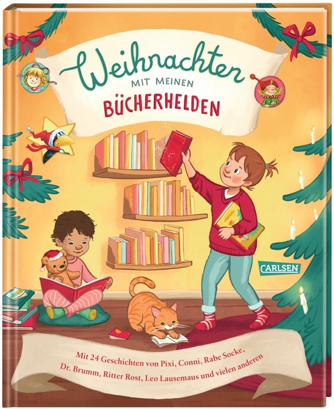 Weihnachten mit meinen Bücherhelden - Axel Scheffler, Liane Schneider, Daniel Napp, Alexander Steffensmeier, Thomas Krüger, Carla Hansen, Christian Tielmann, Simone Nettingsmeier, Annet Rudolph, Elizabeth Baguley, Paul Bright, Marco Campanella, David McKee, Hans-Christian Schmidt, M Christina Butler, Fred Rodrian, Lena Hahn, Jörg Hilbert