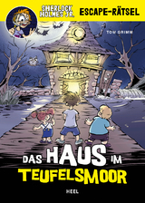 Sherlock Holmes Junior - Escape-Rätsel: Das Haus im Teufelsmoor- Das perfekte Geschenk für alle Escape-Room Rätsel-Fans - Tom Grimm