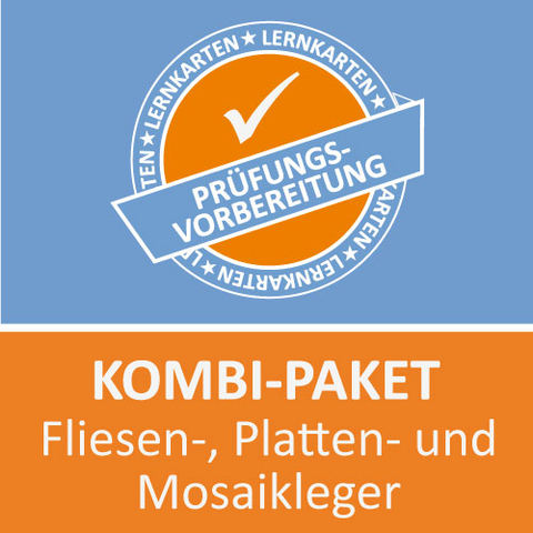 Kombi-Paket Fliesen-, Platten- und Mosaikleger Lernkarten - Zoe Keßler