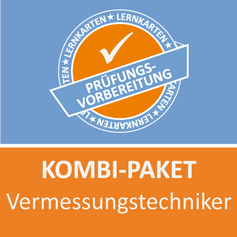 Kombi-Paket Vermessungstechniker Lernkarten - Tanja Kaden