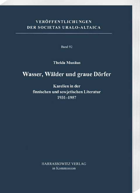 Wasser, Wälder und graue Dörfer - Thekla Musäus