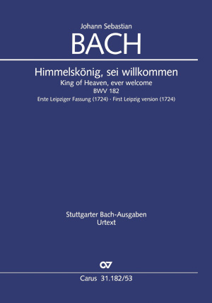 Himmelskönig, sei willkommen (Klavierauszug) - Johann Sebastian Bach